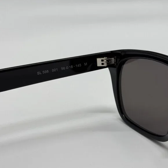 NEW SAINT LAURENT SL598 001 BLACK UNISEXSUNGLASSES SAINT LAURENT SL 598 001